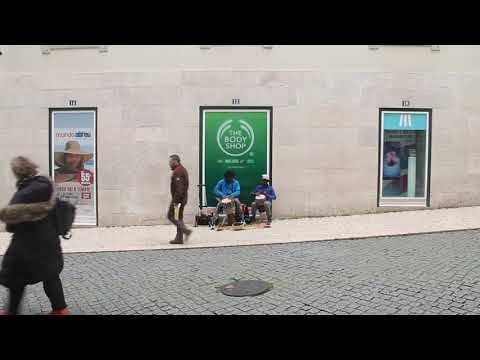 Djembé in the streets of Lisboa Portugal