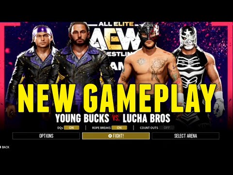 Young Bucks Vs Lucha Bros Tag Match Gameplay | AEW Fight Forever