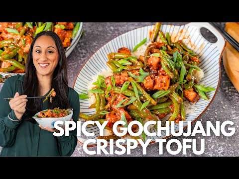 The Ultimate Vegan Weight Loss Recipe: Spicy Gochujang Crispy Tofu (oil-free!)