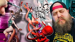 Painting Bathing Suits and Tentacles - an Original Character 