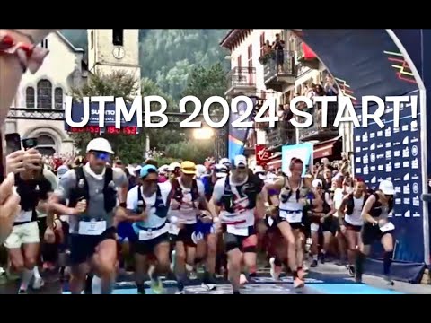 UTMB 2024 LIVE! Chamonix START for the 171k / Salida Chamonix 171k
