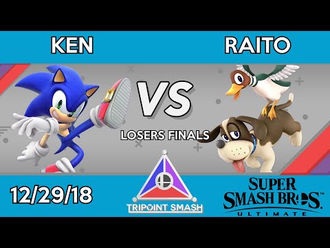 Tripoint Smash 41 - Losers Finals - Ken (Sonic) Vs. Raito (Duck Hunt)