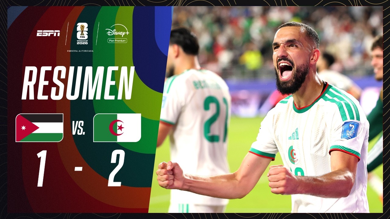 ¡CONFIRMADO! ARGENTINA CLASIFICÓ COMO PRIMERA DE SU GRUPO | Jordania 1-2 Argelia | RESUMEN | M44