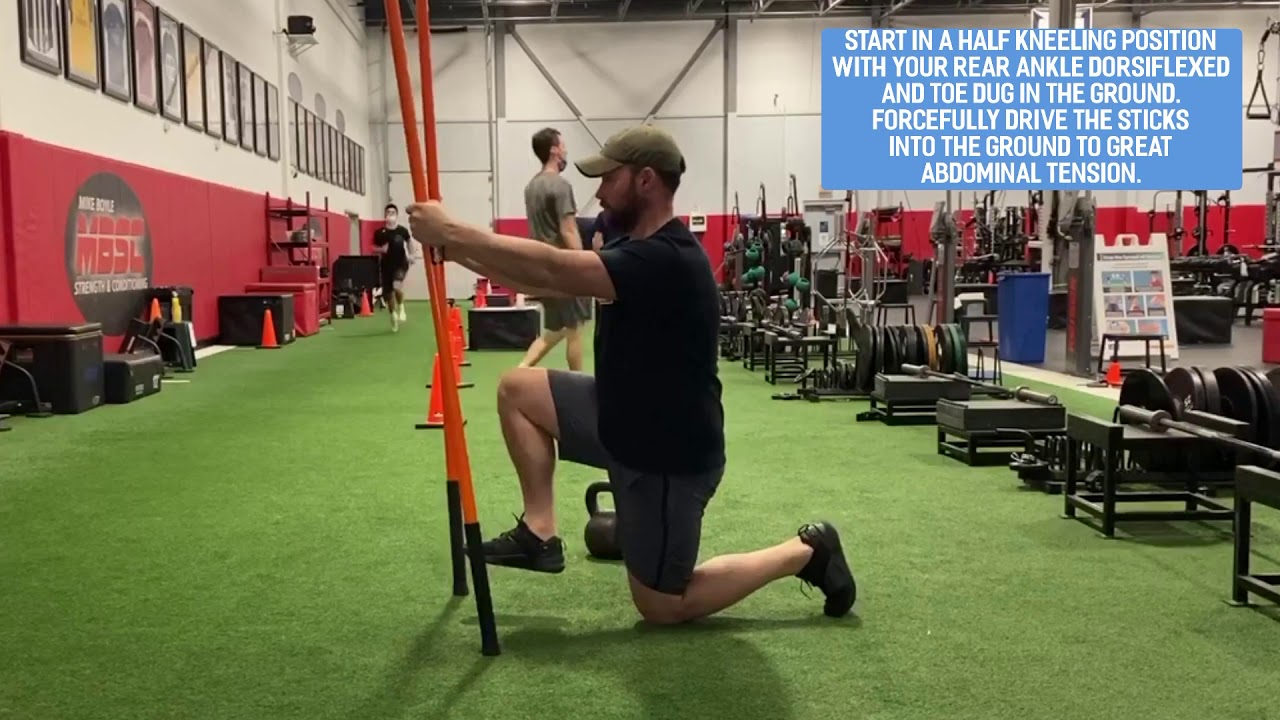 Half-Kneeling Hip Flexion Lift Off - YouTube