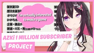 AZKi Wants to Try a Lot of Things for Her 1M Subs Celebration【Hololive】