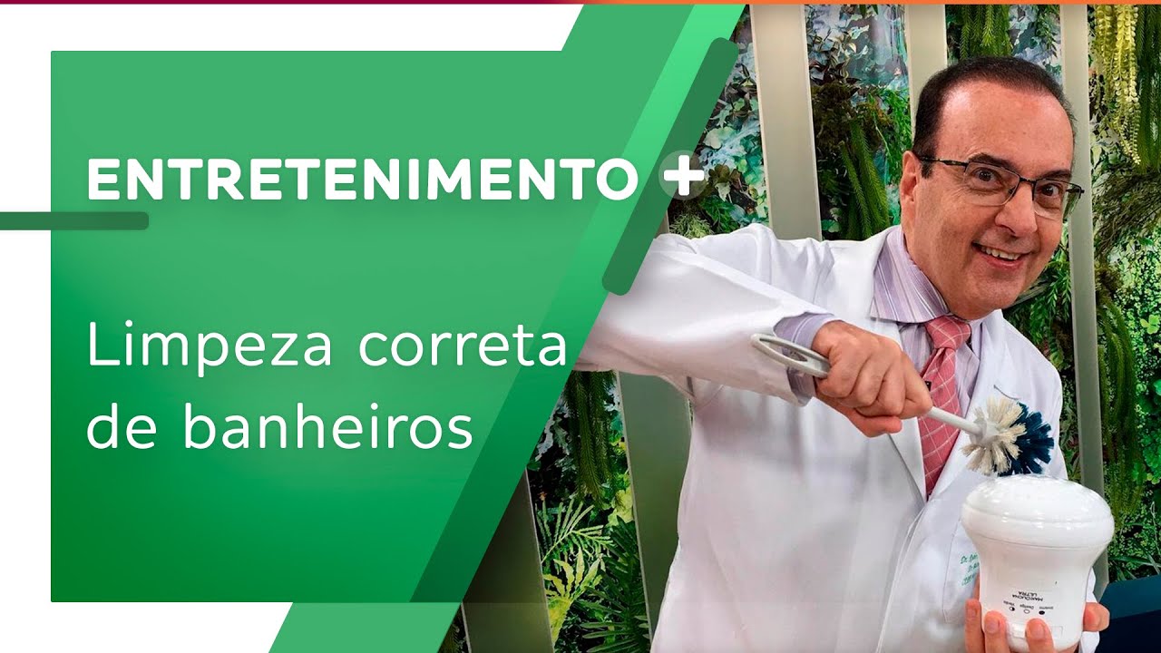 Dr. Bactéria dá dicas de como limpar banheiros corretamente