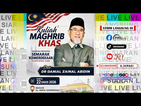 🔴 [SIARAN LANGSUNG]  Ceramah Perdana Khas Kemerdekaan | Dato' Dr. Danial Zainal Abidin