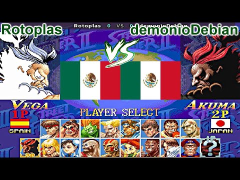 Super Street Fighter II Turbo - New Legacy [Hack] - Rotoplas vs demonioDebian