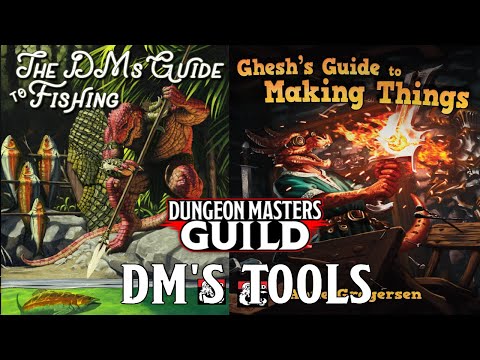 DM's Guild Review: DM's Tools - Fishing & Crafting! | Nerd Immersion