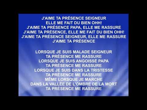J'AIME TA PRÉSENCE - Grâce Valérie