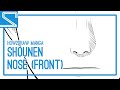 How2DrawManga Shounen Nose Front German