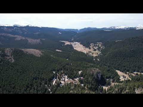 Pestera Ialomitei, telecabina Pestera - panorama