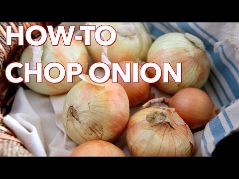 如何像專業人員一樣切洋蔥--娜塔莎的廚房。 (How to Chop an Onion Like a Pro - Natasha's Kitchen)