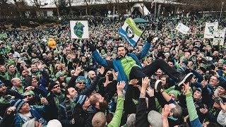 Sounders FC supporters lead MASSIVE Boom Boom Clap at Championship Rally