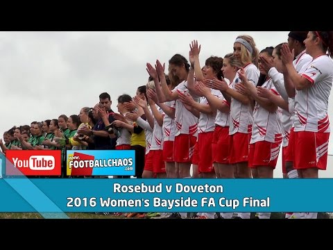 2016 Women's Bayside FA Cup - Rosebud v Doveton