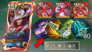 Download lagu 25 KILLS CLINT NEW BROKEN BUFFED BUILD IS FINALLY HERE!!😱💀 ( PLS ABÚSE THIS NEW BUILD! ) - MLBB mp3