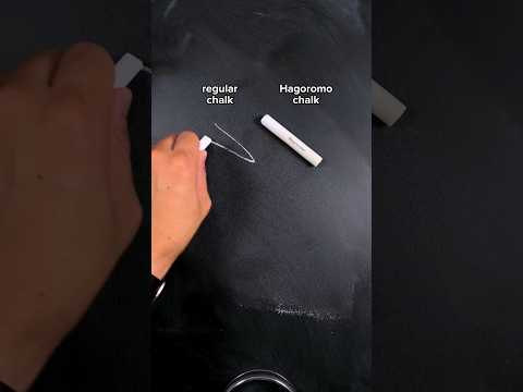 Testing Crayola vs Japanese chalk 🧑‍🏫 #hagoromo #amazonfinds #fulltouchalk