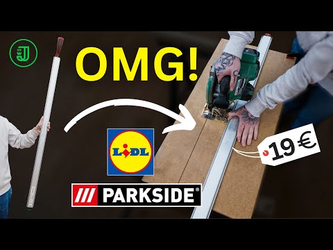 PARKSIDE GUIDE RAIL for 19 EUROS: THIS changes everything! | Jonas Winkler