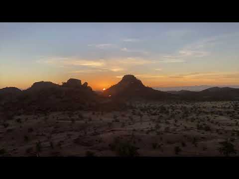 Sunset in Damaraland