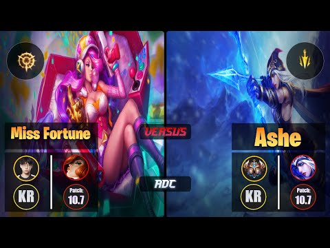 Zenit MISS FORTUNE (ADC) [Press the Attack] VS ASHE - Challenger KR Patch 10.7
