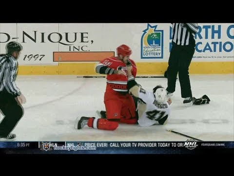 Robert Bortuzzo vs Jay Harrison Feb 28, 2013