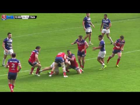 Résumé TO XIII vs York - Round 2 Super 8 L1 2016 - 30.07.2016