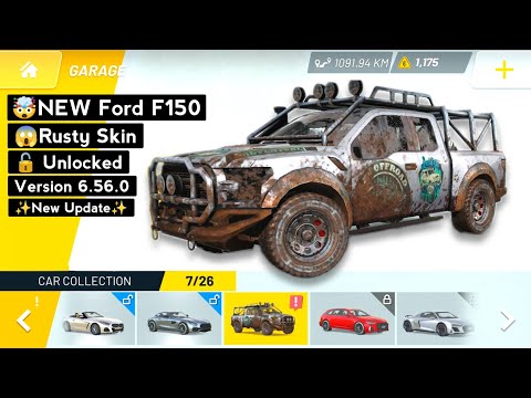 New Ford F150 Rusty Skin Unlock Offroading Gameplay - Extreme Car Driving Simulator - Version 6.56.0