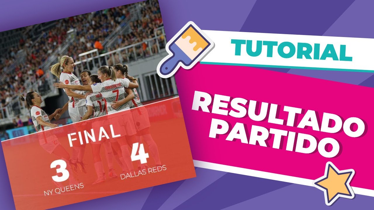 Crea pósters de RESULTADOS DE UN PARTIDO #online #diseños