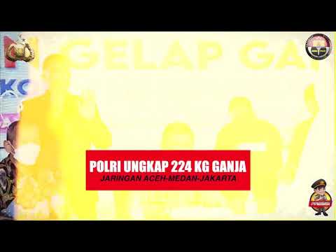 POLRI GAGALKAN PEREDARAN 224 KG GANJA