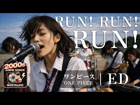 One Piece Ending – RUN! RUN! RUN! | 90s Classic Japanese Anime song Nostalgia [AI Rock Cover]