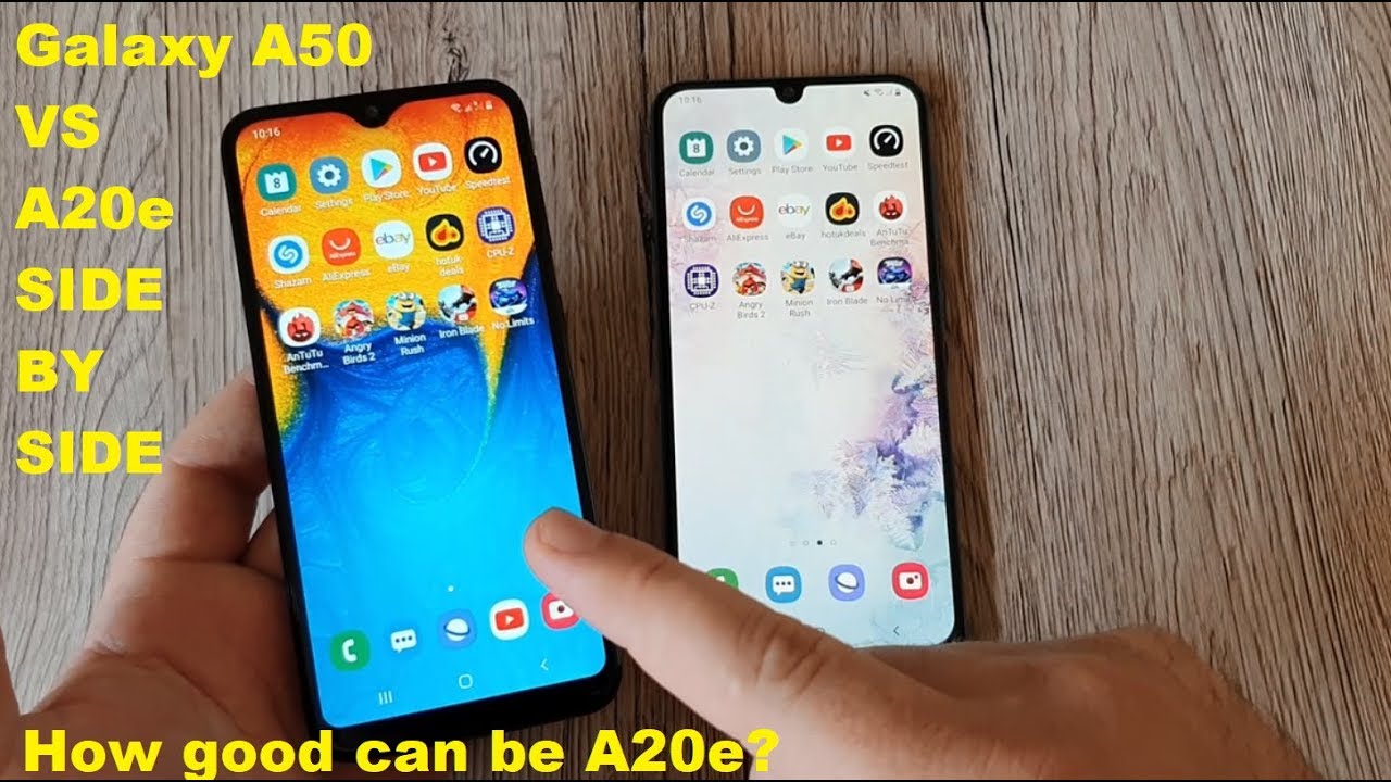 Galaxy A50 vs A20e -Side by Side Comparison! Is cheaper a better option?