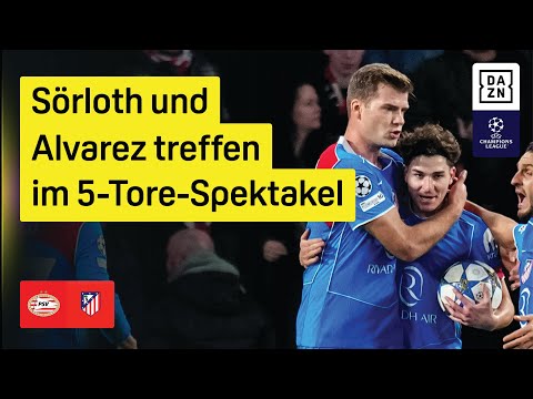 PSV Eindhoven - Atletico Madrid | UEFA Champions League | DAZN Highlights