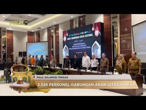 POLDA SULTENG GELAR RAKOR PENGAMANAN LEBARAN 2025