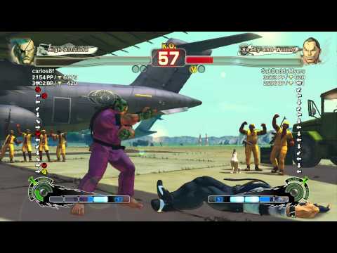 USF4 Ranked carlos8f Sagat vs SakDaddyMyers Dan