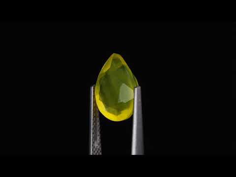 Натуральный желтый Опал груша 11.5x8.9мм 2.78ct видео