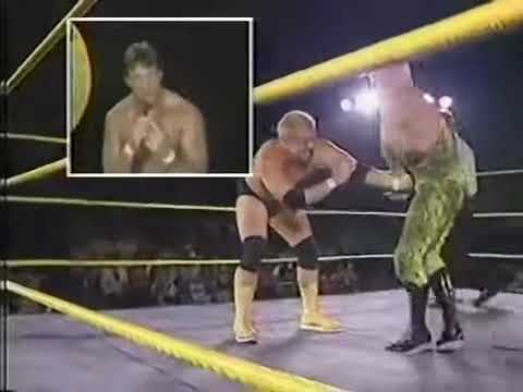 Paul Orndorff cuts a promo over a Danny Davis Mike Samson match then runs in - 10/17/1992 - SMW