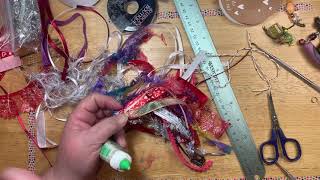 DIY Journal Tassel - Create a Ribbon & Lace Trim Tassel for Your Journal - Junk Journal Series