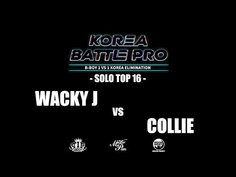 WACKY J vs COLLIE｜Solo Best 16 @ KOREA BATTLE PRO 2019｜LB-PIX
