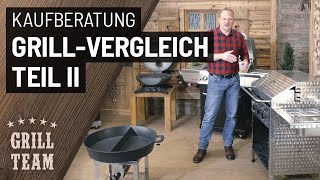 Großer Gasgrill Vergleich | Teil 2 | Oberhitze-Grills, Tischgrills, mobile Grills, Gastrobräter, etc