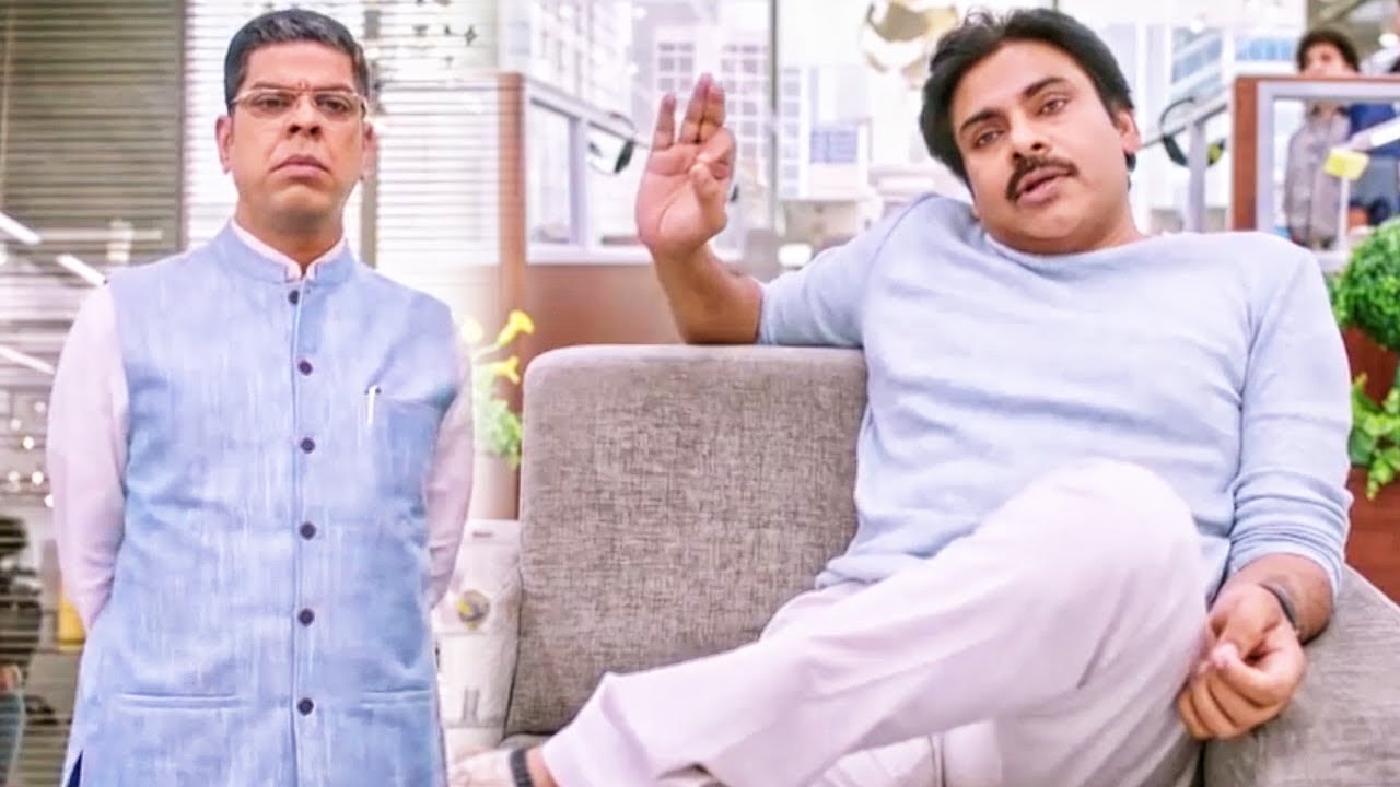 Pawan Kalyan ऑफिस में मुरली शर्मा के साथ गेम खेलता है | Yevadu 3 फिल?