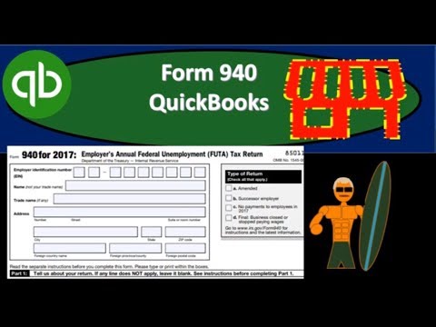 Form 940 Quickbooks Pro 2019