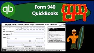 Form 940 QuickBooks Pro 2019