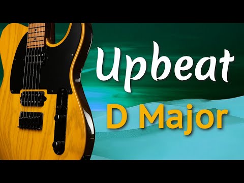 Upbeat Pop Rock Backing Track Jam in D Major (Ionian Mode)