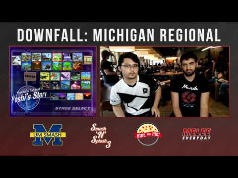 Downfall - RCS | KPAN (Falco) vs. OCTV | Monib (Luigi) - SSBM - Pools, Wave B