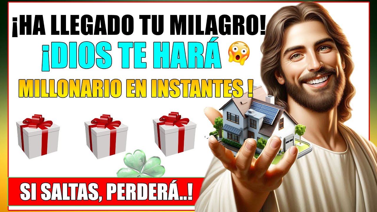 💌 JESÚS DICE: TE HE OÍDO Y TENDRÁS ACCESO A LA BÓVEDA DE LAS BENDICIONES FINANCIERAS EN 2 HORAS 🎁❤️
