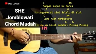 Download lagu Kunci Gitar JOMBLOWATI - SHE - Tutorial Gitar Chord Gampang mp3 Download lagu Kunci Gitar JOMBLOWATI - SHE - Tutorial Gitar Chord Gampang mp3
