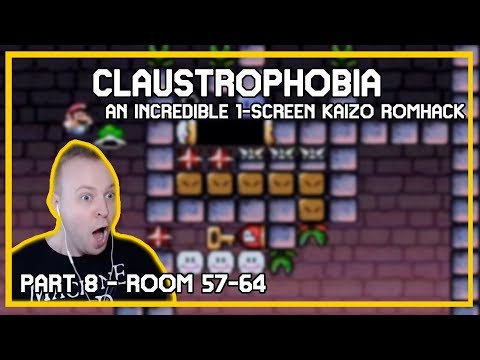 Claustrophobia - Rooms 57-64 [SMW Kaizo Hack]