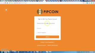 How to register on pipcoin