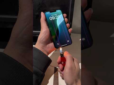 Fixing iPhone Green Line Issue!!🤣 #shorts