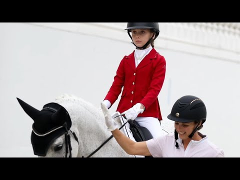 AHAF Holiday Festival 2024 at The World Equestrian Center. Addison C. Wright & TA CAARNOT ++\